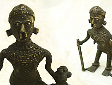 Ormolu ✺ Dhokra Tribal Women { 6 }